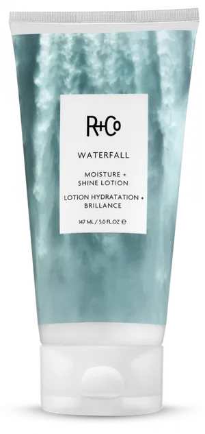 R+ Co Waterfall Moisture Shine Lotion Product PNG image