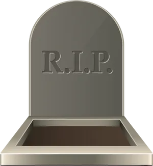 R I P Tombstone Graphic