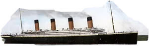 R M S Titanic Ship Profile PNG image
