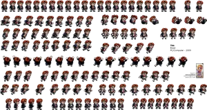 R P G Character Sprite Sheet PNG image