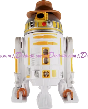 R2 D2 Figurine With Hat PNG image