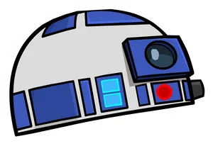 R2 D2 Iconic Droid Illustration