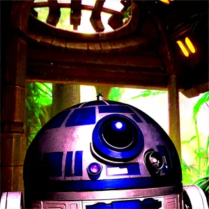 R2d2 In Jedi Temple Background Png 24 PNG image