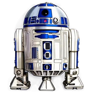 R2d2 Line Art Drawing PNG 56 PNG