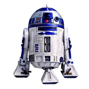 R2d2 Watercolor Artwork PNG Khw17