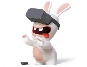 Rabbidin V R Goggles PNG image