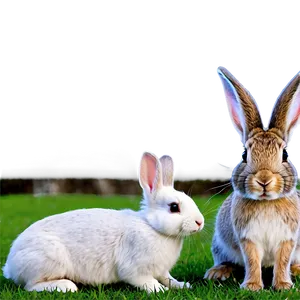 Rabbit Family PNG 05062024