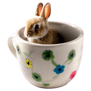 Rabbit In Cup PNG Sba PNG