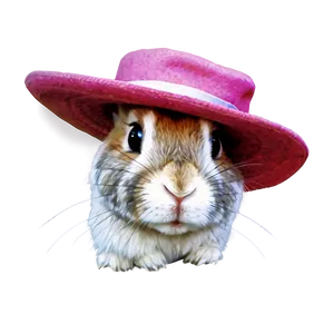 Rabbit In Hat PNG 37