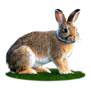 Rabbit Outline PNG Yry46