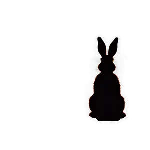 Rabbit Silhouette PNG Wgu55