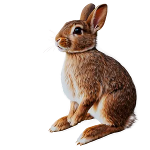 Rabbit Sketch PNG 64