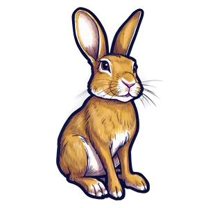 Rabbit Sketch PNG Pfc