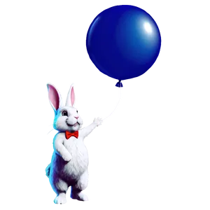 Rabbit With Balloon PNG 32 PNG