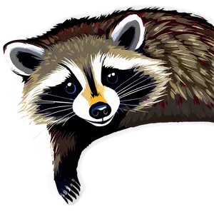 Raccoon Character Mascot PNG 20