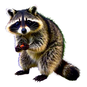 Raccoon Eating Fruit Png 73 PNG image