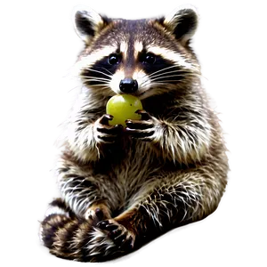 Raccoon Eating Grapes PNG 18 PNG