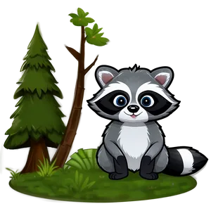 Raccoon Forest Adventure PNG War15 PNG