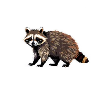 Raccoon In Autumn Png Ipf9 PNG image