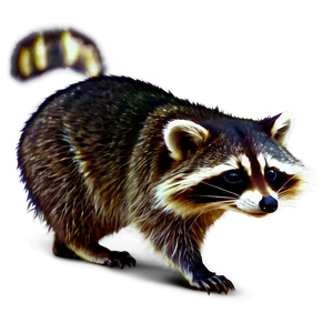 Raccoon In Night Scene Png Gbv50 PNG image