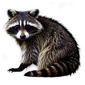 Raccoon In Night Scene Png Pss62 PNG image