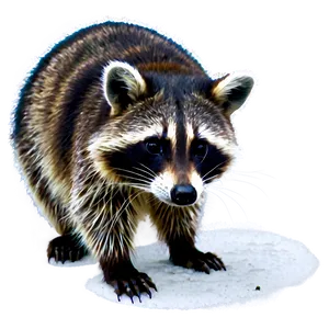 Raccoon In Snow Png 15 PNG image
