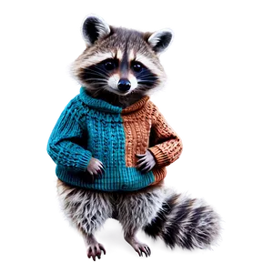 Raccoon In Sweater Png 86 PNG image