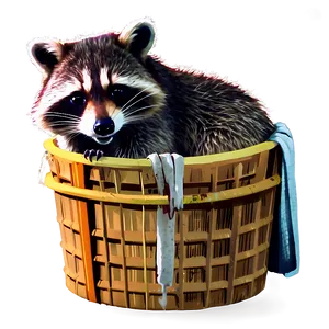 Raccoon In Trash Can Png 39 PNG image