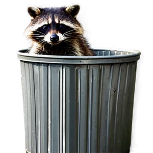 Raccoon In Trash Can Png Iwp34 PNG image