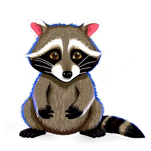 Raccoon Party Png Nrr PNG image