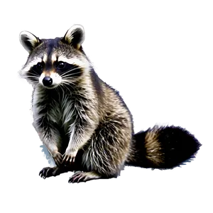 Raccoon Playing With Leaves PNG Bfi PNG