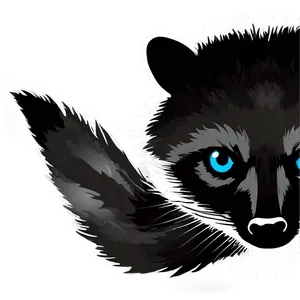 Raccoon Silhouette Image PNG 05232024