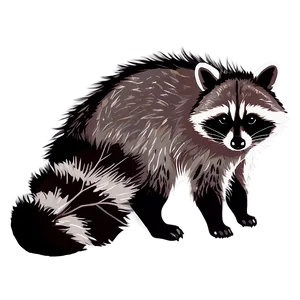 Raccoon Tail Illustration Png Ekh74 PNG image