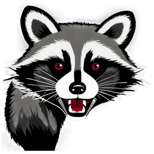 Raccoon Vector Art PNG Ioj