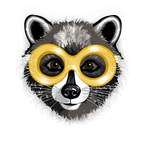 Raccoon With Mask Png Ehr PNG image