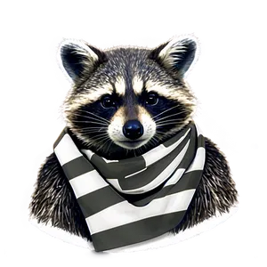 Raccoon With Scarf Png 60 PNG image
