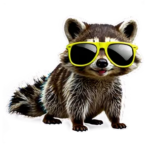 Raccoon With Sunglasses Png 63 PNG image