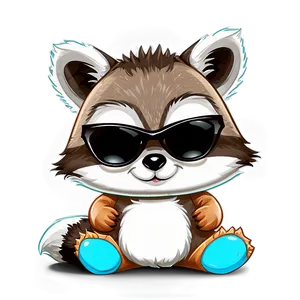 Raccoon With Sunglasses Png Eck PNG image