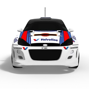 Race Car Valvoline Sponsorship Front View