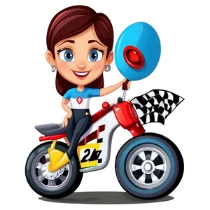 Racing And Cars Cartoon Character PNG Vwy