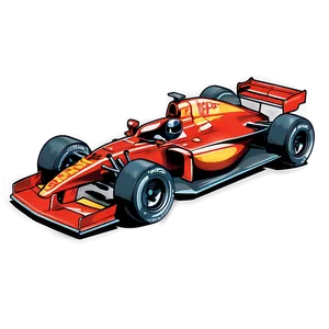 Racing Car Vector Sketch PNG Xag