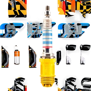 Racing Spark Plug PNG Laj10 PNG