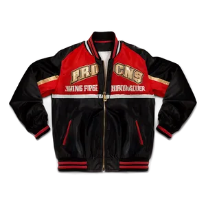 Racing Stripe Bomber Jacket PNG 06282024