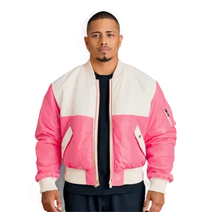 Racing Stripe Bomber Jacket PNG 06282024