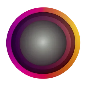 Radial Gradient Circle Png 06292024 PNG image