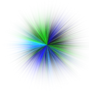 Radiant Blue Green Burst PNG image