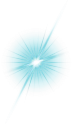 Radiant Blue Light Burst PNG image