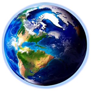 Radiant Blue Planet Glow PNG 06292024 PNG