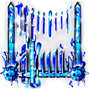 Radiant Blue Sparkle PNG Npw