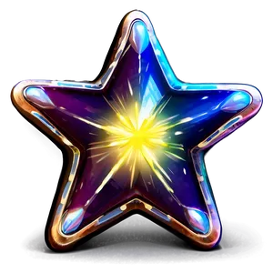 Radiant Cartoon Star Png 64 PNG image